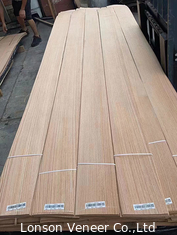 Квартально разрезанная красная дубовая фанера панель AAA толщина мебели 0,5 мм