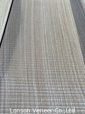 дуб MDF облицовки крупной нарезки зерна 0.7mm деревянным спиленный кварталом белый