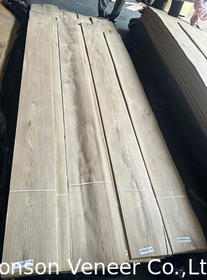 0.5mm Knotty Grade White Oak Wood Veneer для дверей мебели в ретро стиле