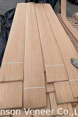 Квартально разрезанная панель из красного дуба 0,5 мм деревянная фанера AAA